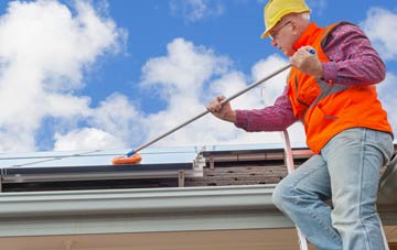 Ickwell soft wash roof cleaning